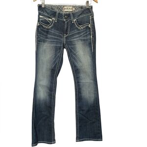 Ariat R.E.A.L. Boot Cut Denim Jeans Size 28